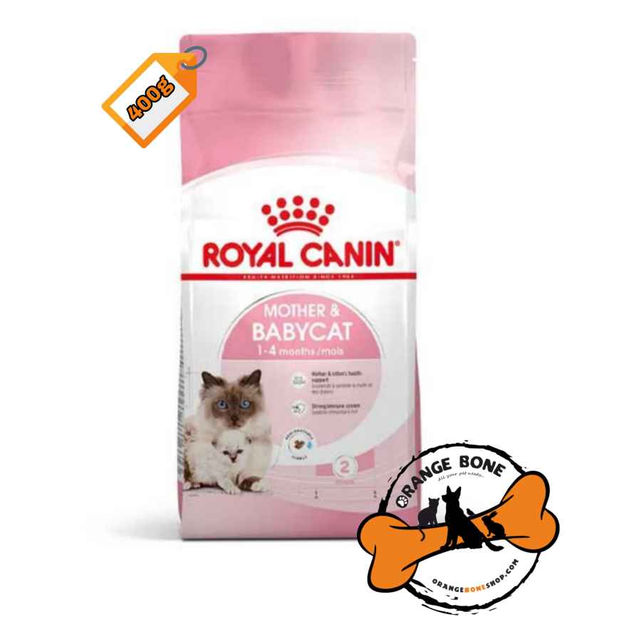 غذا خشک رویال کنین بچه گربه و مادر شیرده مدل Mother and babycat (400 گرم)