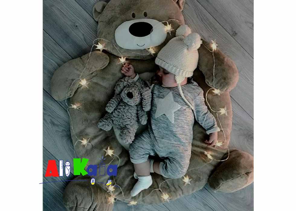 تشک لبه دار نوزاد خرسی