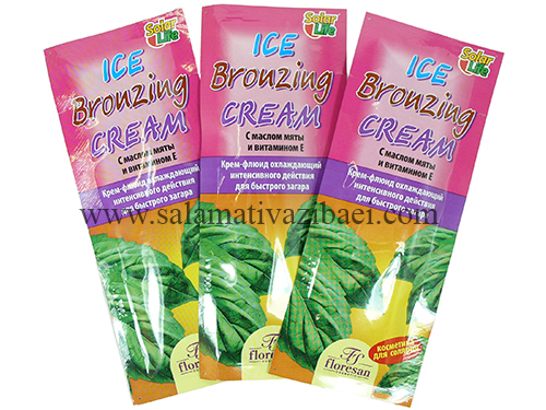 برنزه کننده فلورسان مدل (Ice Bronzing Cream) مدل بیلیستر پک 3 عددی