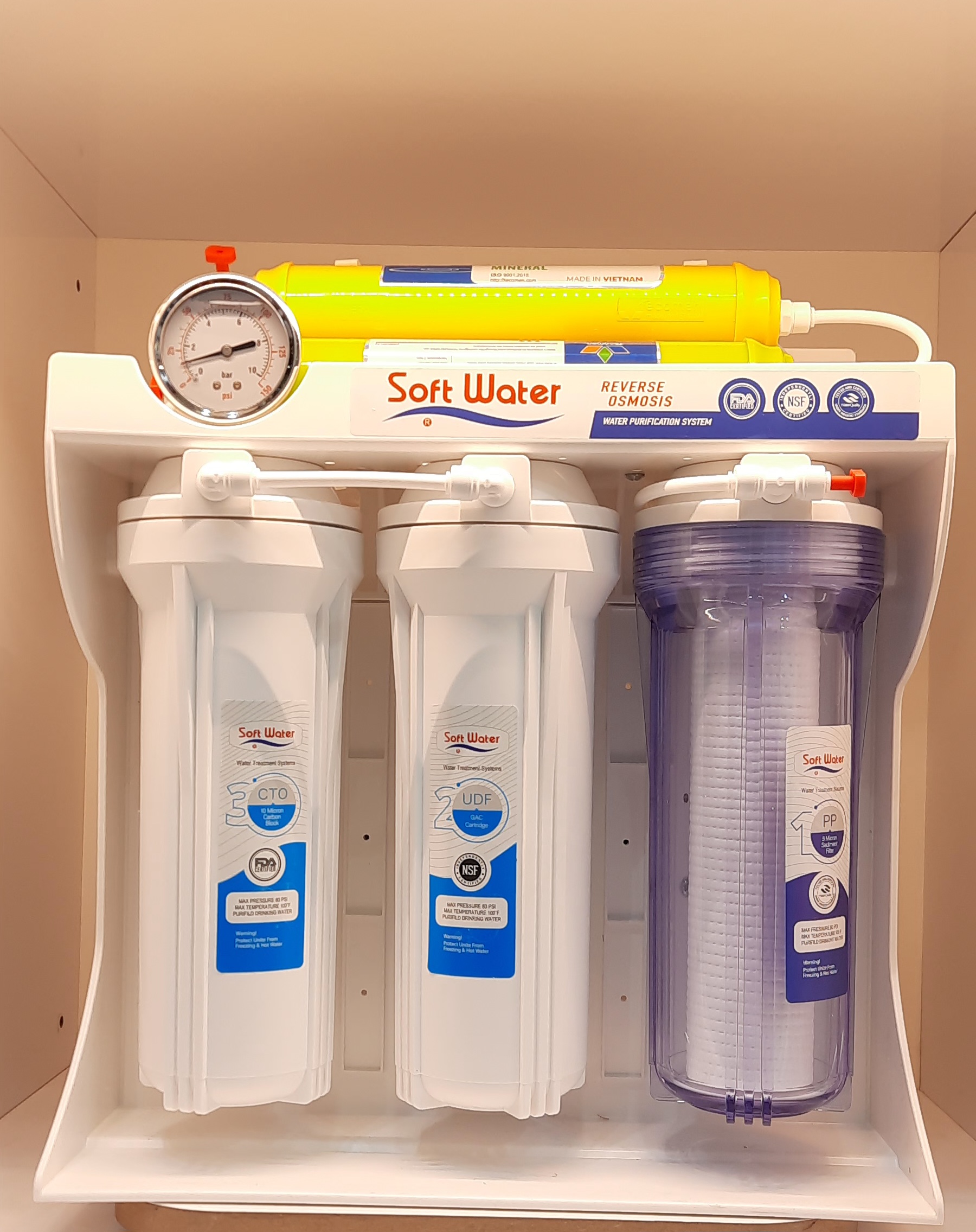 دستگاه تصفیه آب6مرحله soft water ساخت چین
