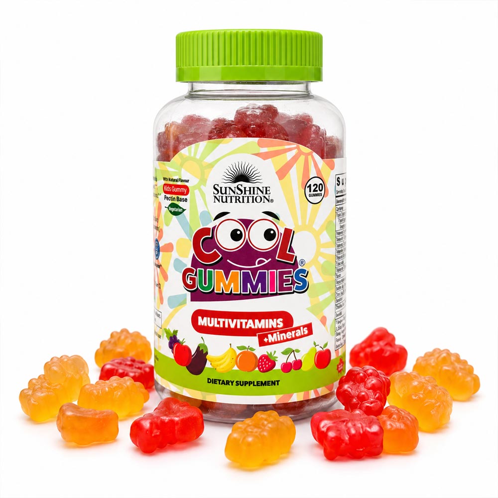پاستیل مولتی ویتامین و مینرال کودکان سان شاین نوتریشن 120 عددی / Sunshine Nutrition