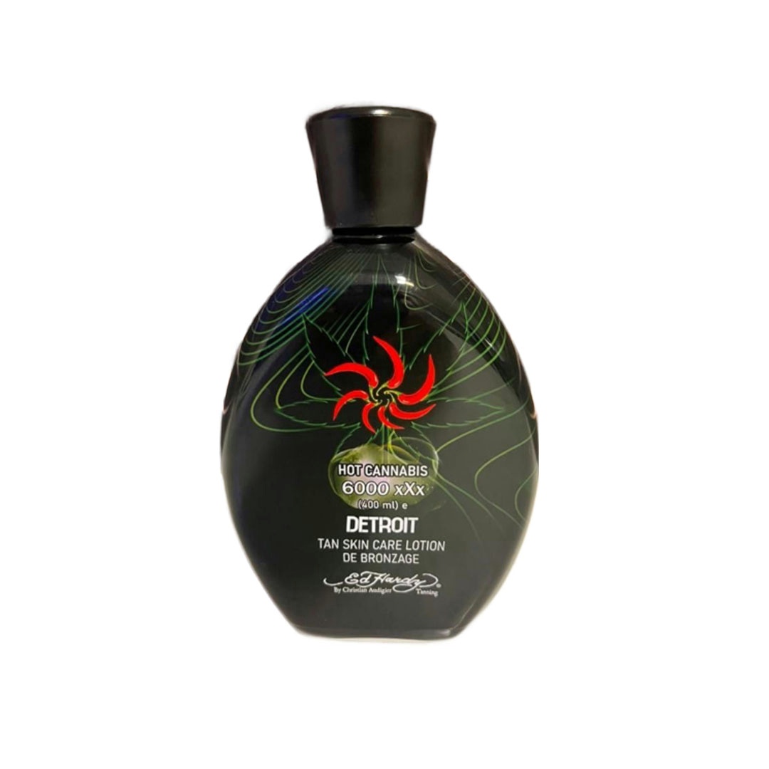 لوسیون سولاریم Ed Hardy Detroit مدل Hot Cannabis 6000 XXX