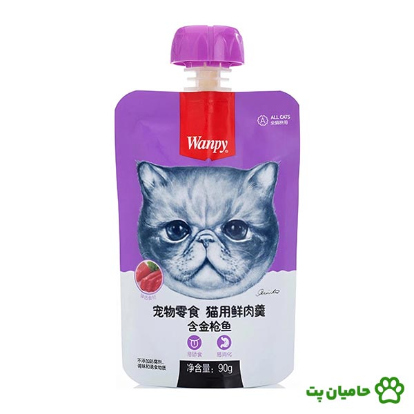 پودینگ گربه ونپی با طعم ماهی تن