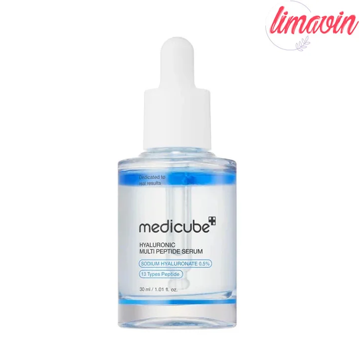 سرم آبرسان و جوانساز پوست مدیکیوب مدل Hyaluronic Multi Peptide مناسب برای انواع پوست حجم 30 میلیلیتر