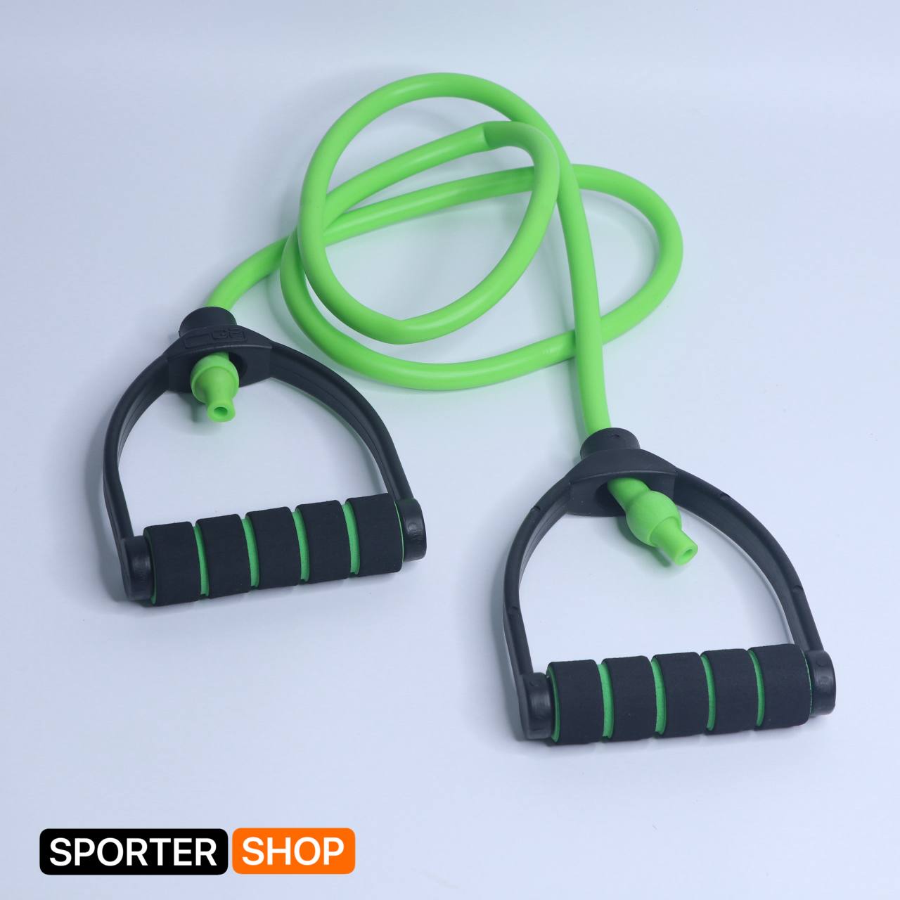 کش بدنسازی دسته دار GYM PRO رنگ سبز (مقاومت 2)