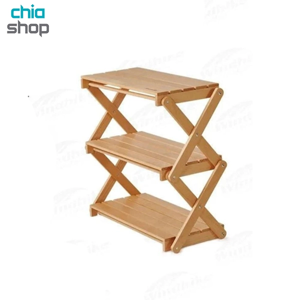میز شلف تاشو چوبی نیچرهایک مدل CNH22JU002