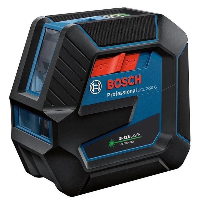 تراز لیزری بوش مدل حرفه ای GCL 2-50 G Box  + Full Accessories - سرمه ای