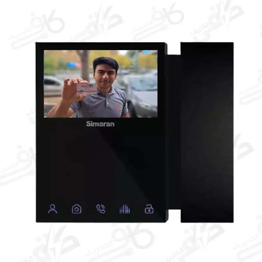 مانیتور لمسی 4.3 اینچ بدون حافظه مدل 46TK مشکی سیماران
