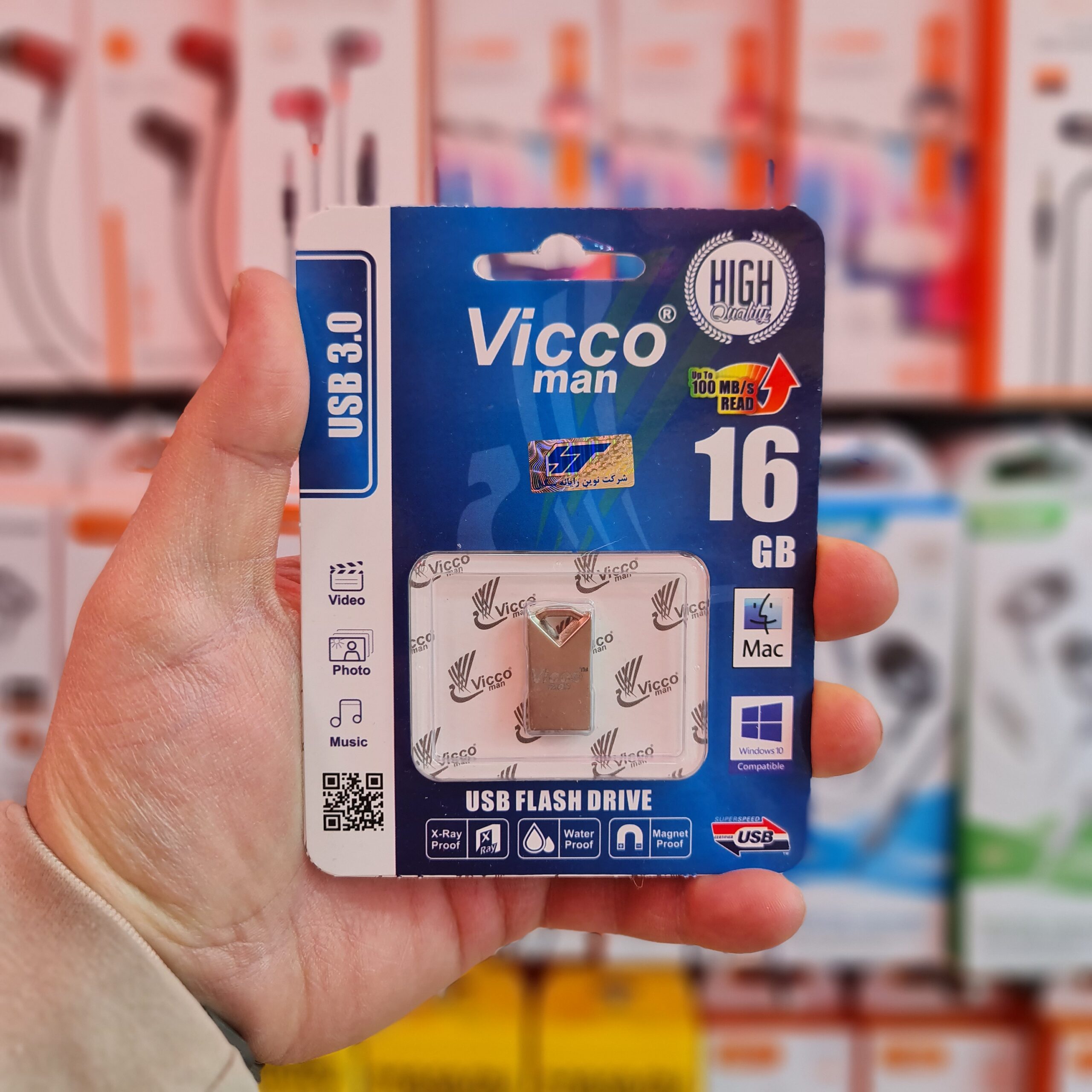فلش مموری ویکومن ظرفیت USB 3.0/3.0 | 16GB
