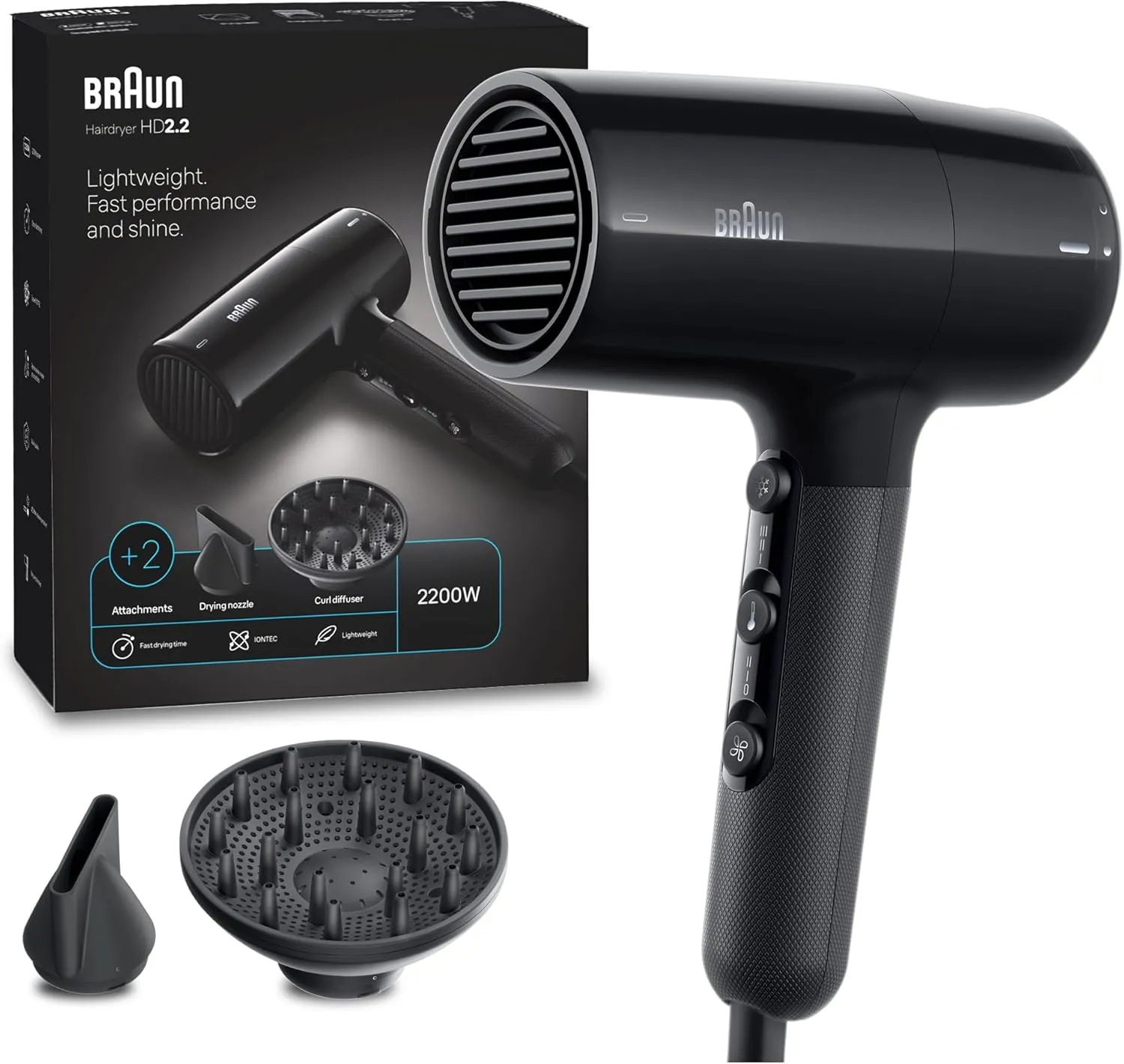 سشوار براون مدل BRAUN HD225E
