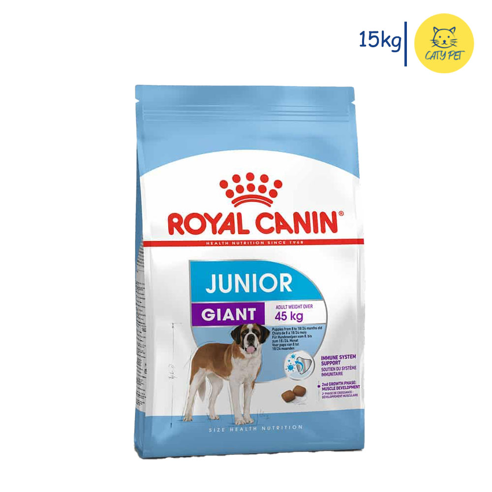 غذای خشک توله سگ رویال کنین نژاد خیلی بزرگ Giant Junior وزن 15 کیلوگرم