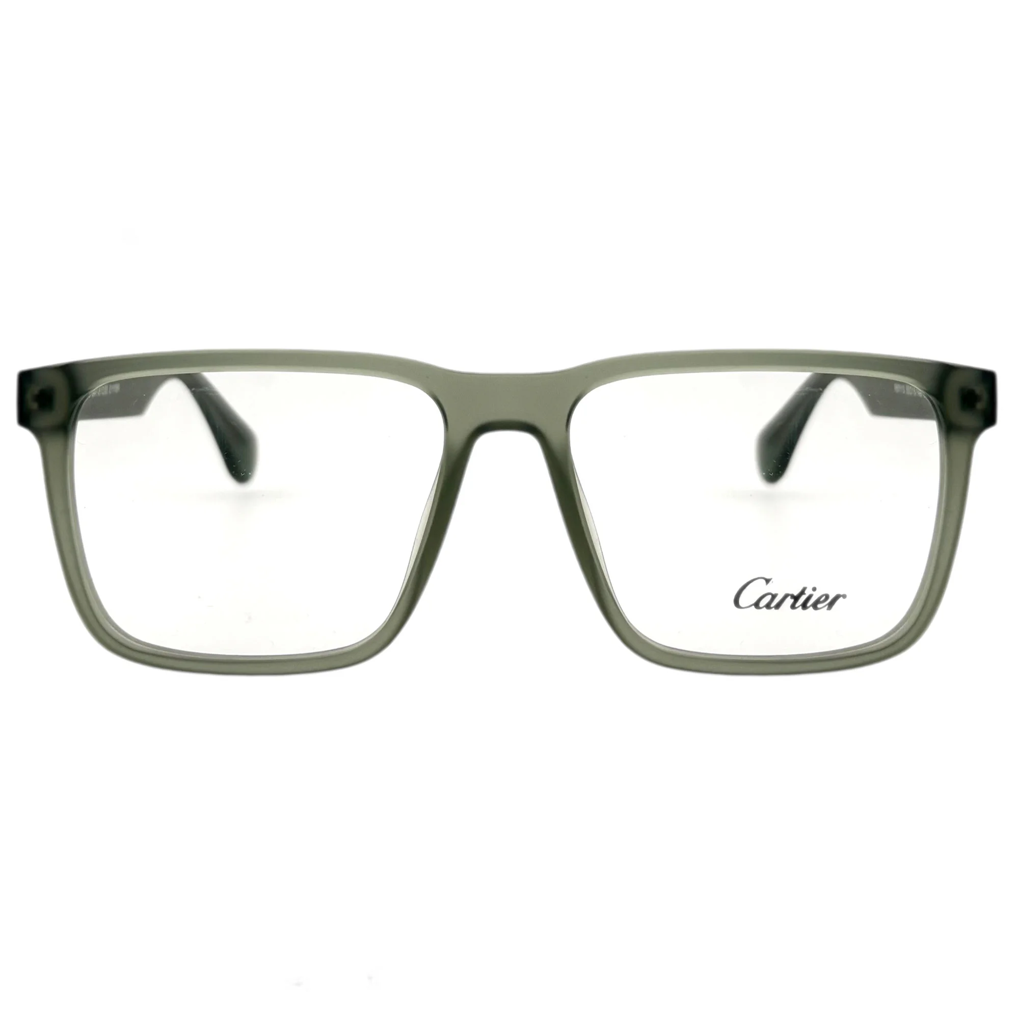 عینک طبی مستطیل سبز کارتیه Cartier