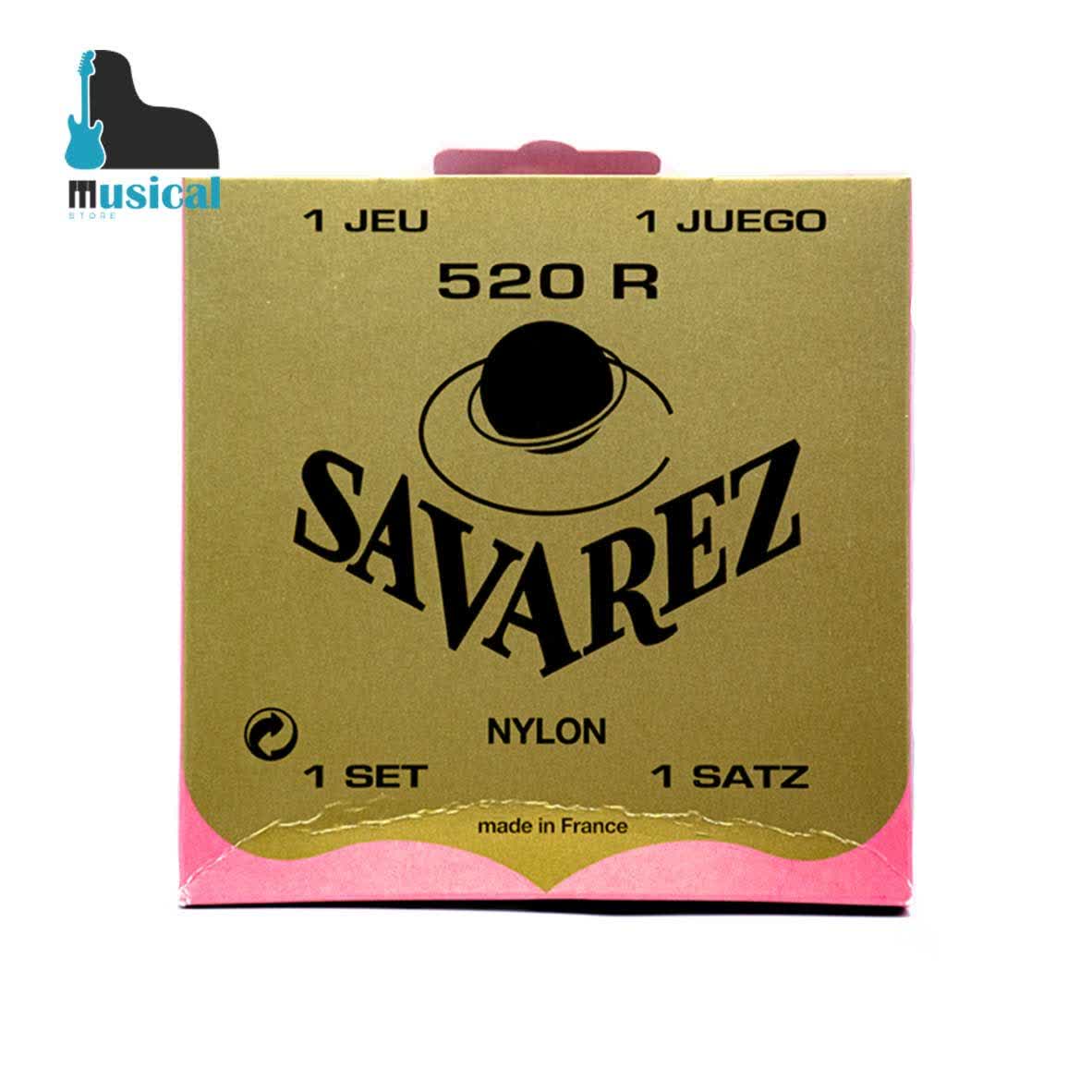 سیم گیتار کلاسیک Savarez-520R (اورجینال)
