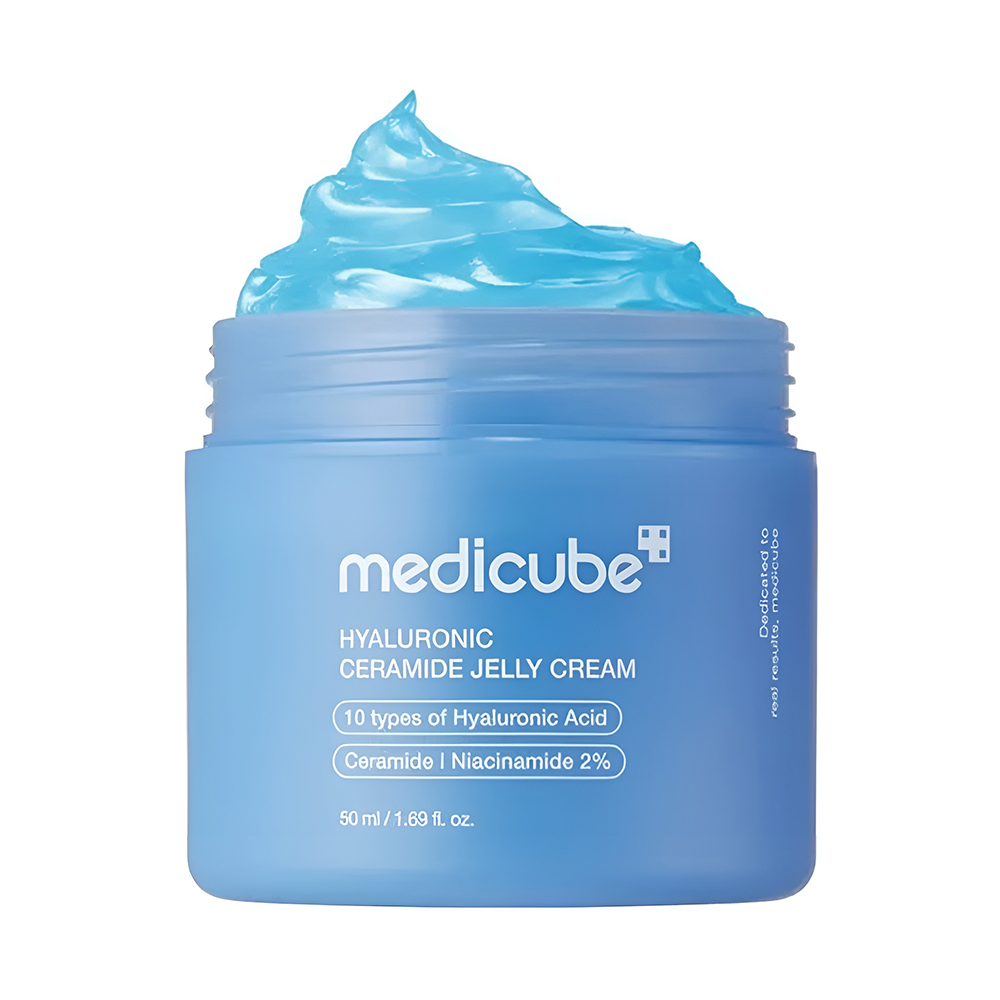 ژل کرم آبرسان مدی کیوب حاوی هیالورونیک اسید و سرامید حجم ۵۰ میل / MEDICUBE