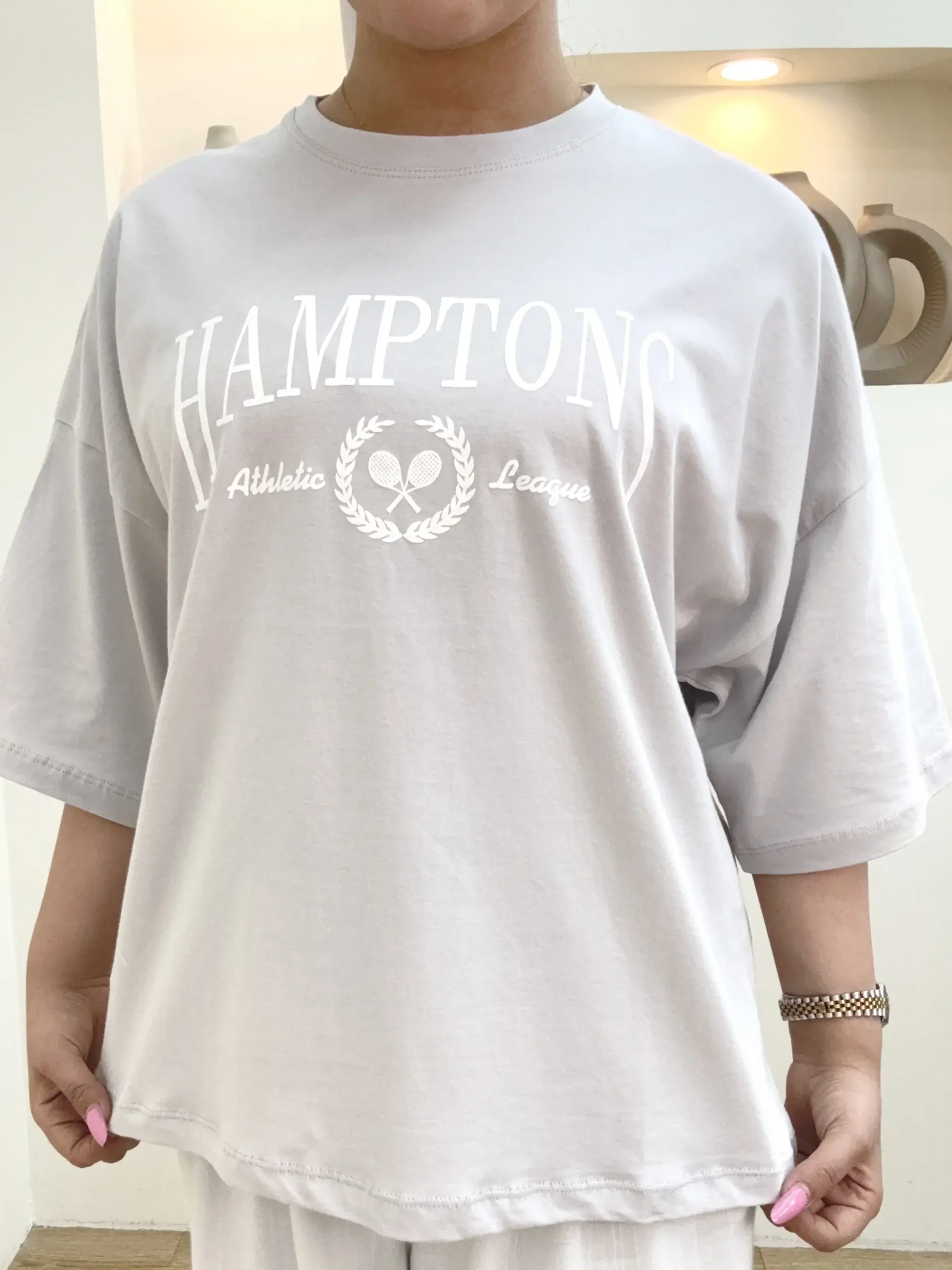 تیشرت 11866hamptons - طوسی