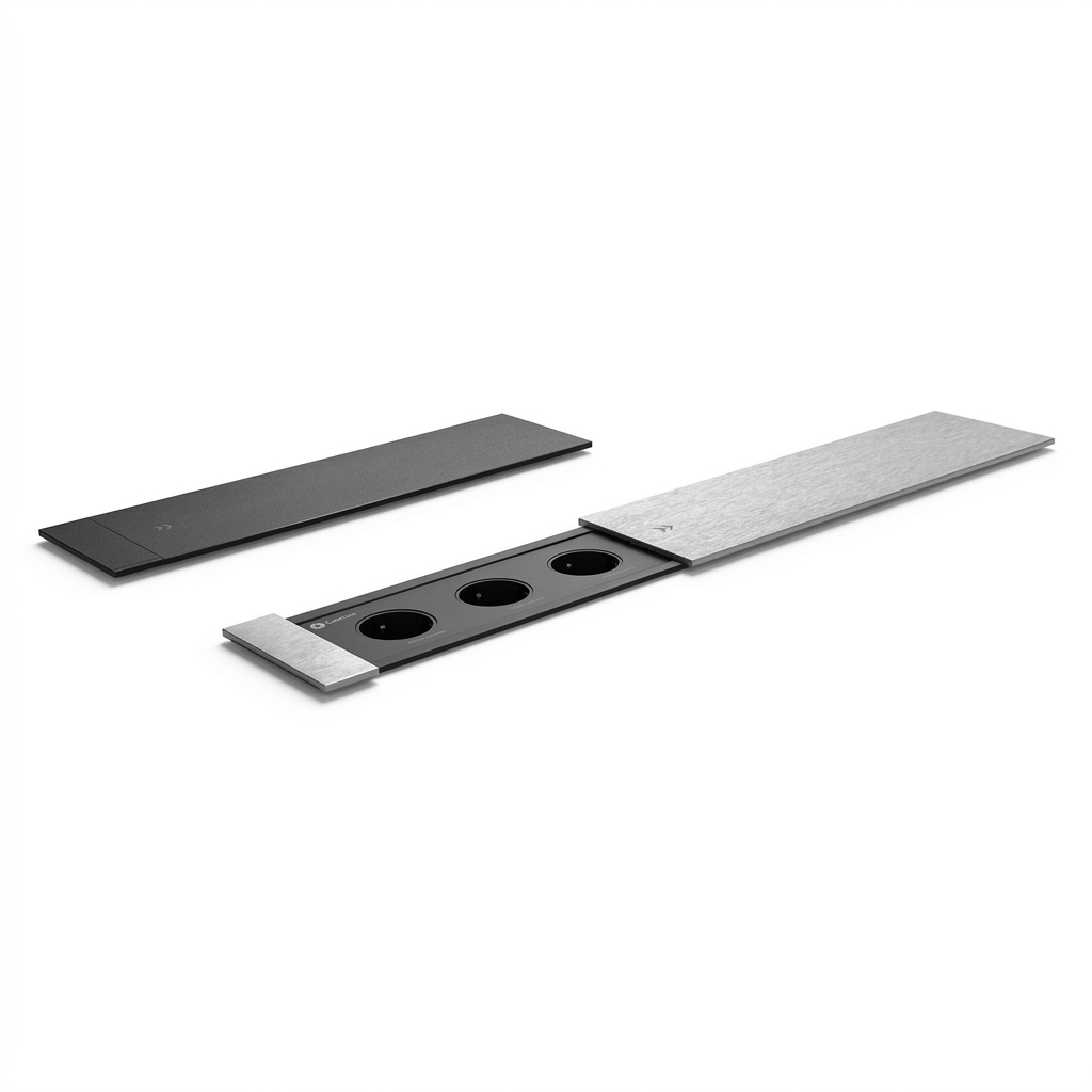 پریز توکار کشویی یک طرفه مدل اسلیم فانتونی N424 - N425