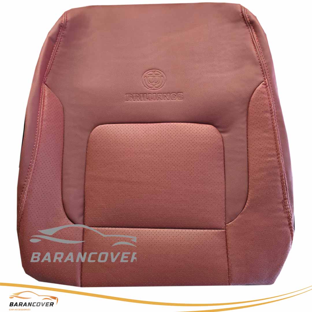 روکش صندلی برلیانس H330 چرم رنگ زرشکی