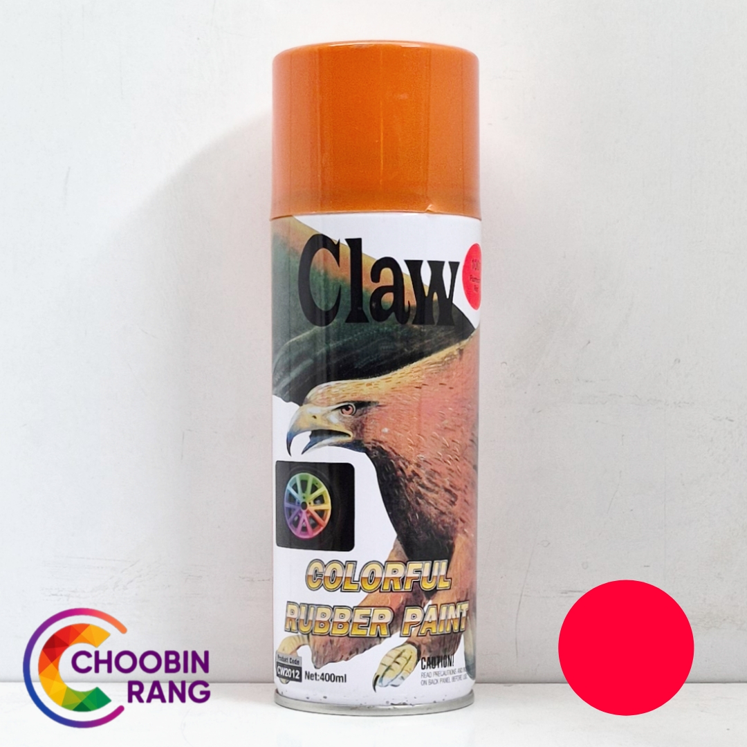 اسپری کربن قرمز فلورسنت وارداتی CLAW (400 میل)