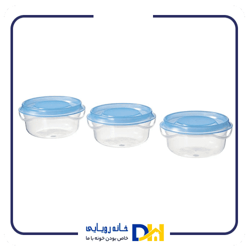 ظرف نگهدارنده۳تایی درآبی ایکیا PRUTA