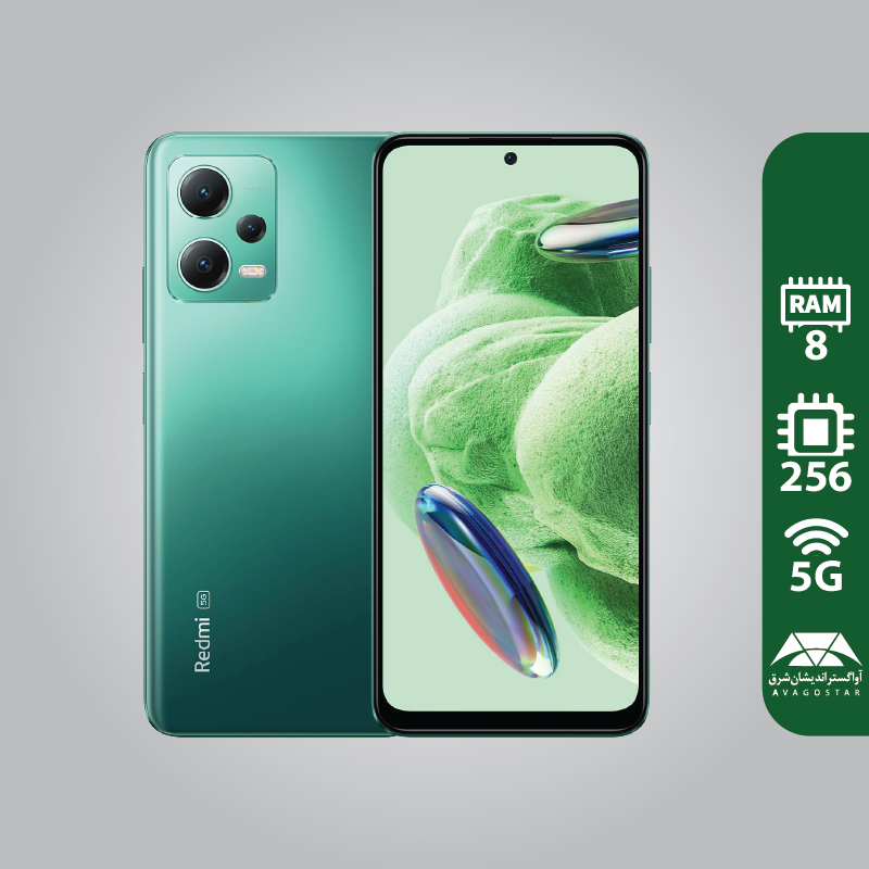 گوشی شیائومی Redmi Note 12 5G | حافظه 256 رم 8 گیگابایت