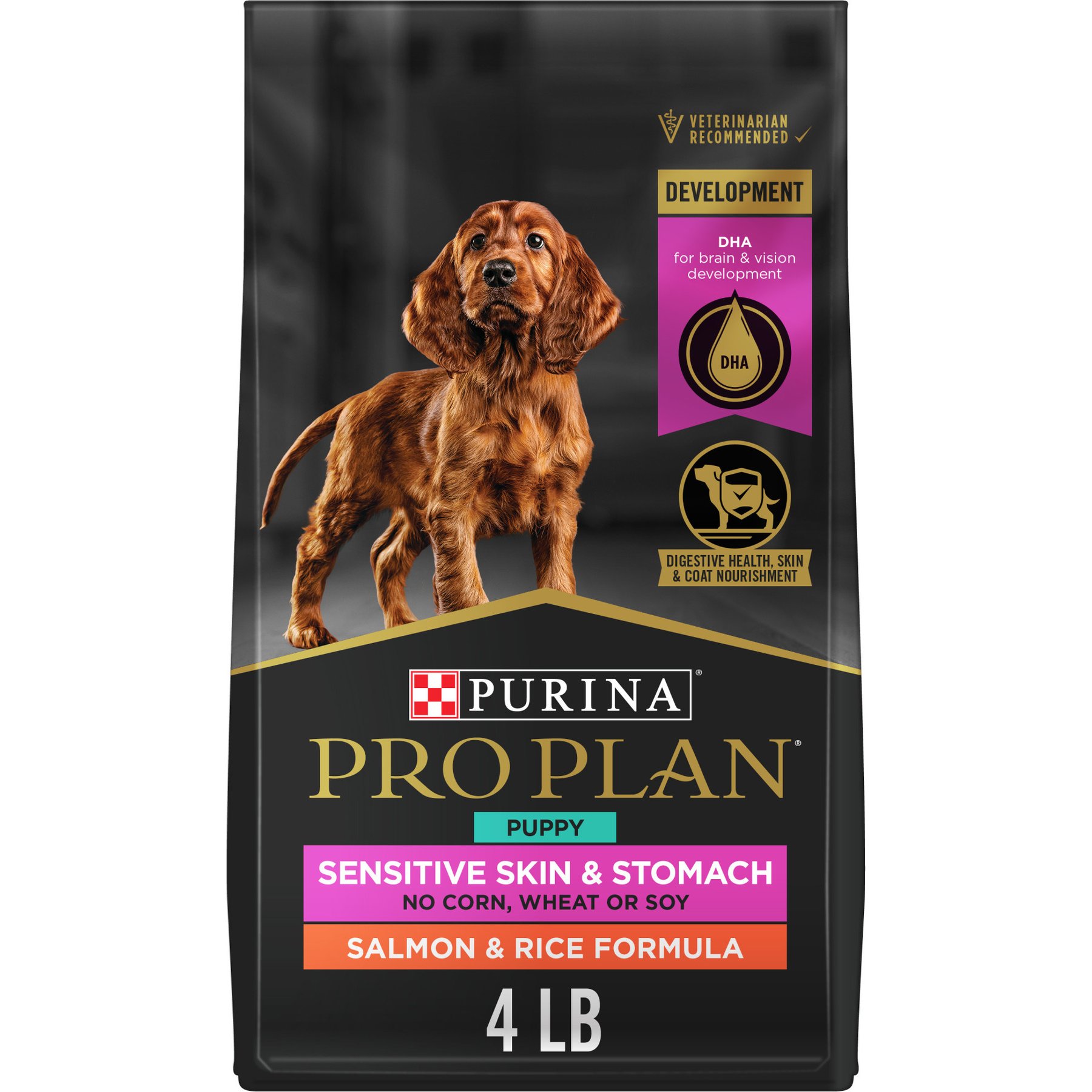 غذای خشک پورینا پرو پلن توله سگ سنسیتیو سالمون و برنج ۱.۸۱ کیلوگرم | Purina Pro Plan Sensitive Puppy Salmon & Rice 4lb