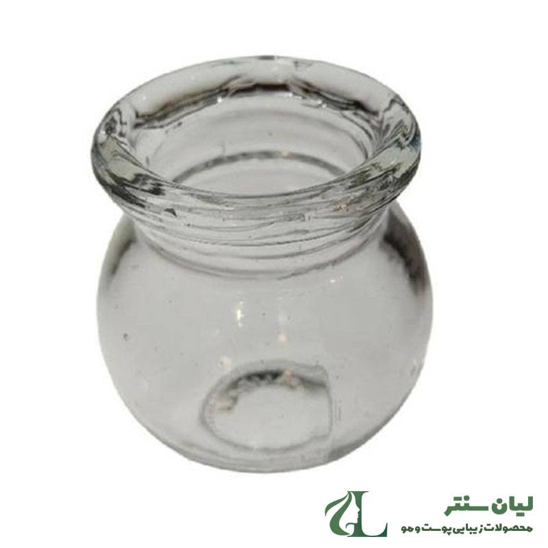 لیوان بادکش شیشه ای سایز 1