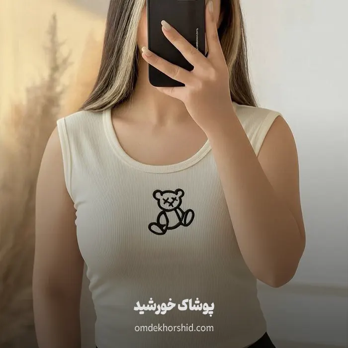 کراپ فانتزی تدی گلدوزی