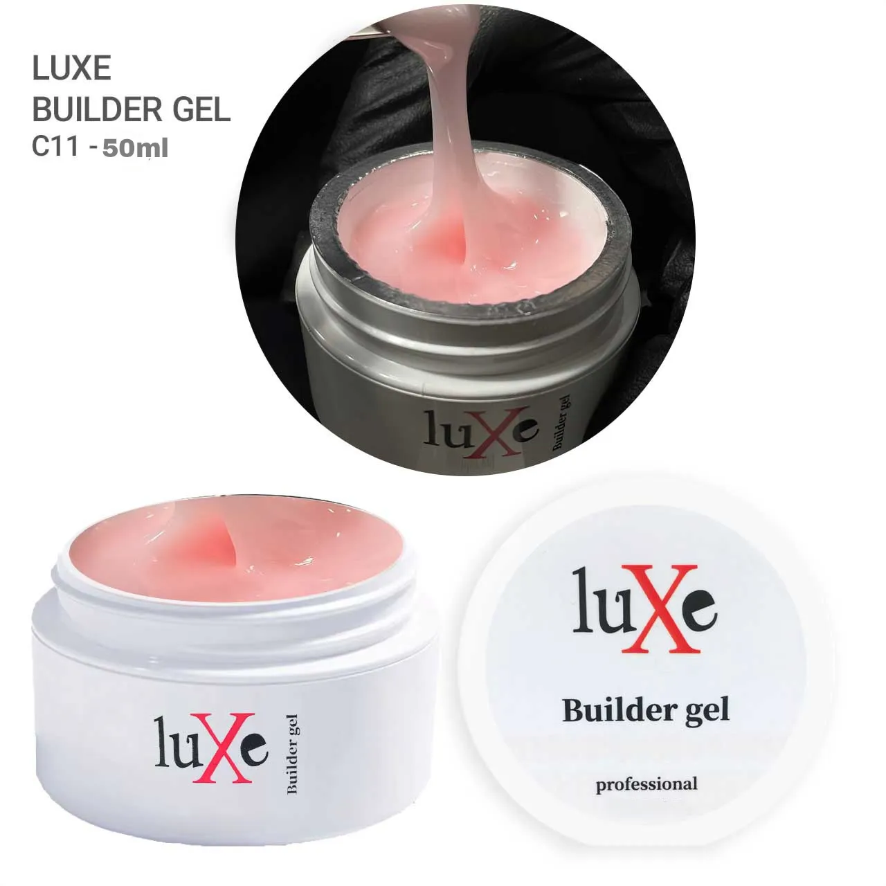 بیلدر ژل لوکسی 50 میل کد Luxe 11