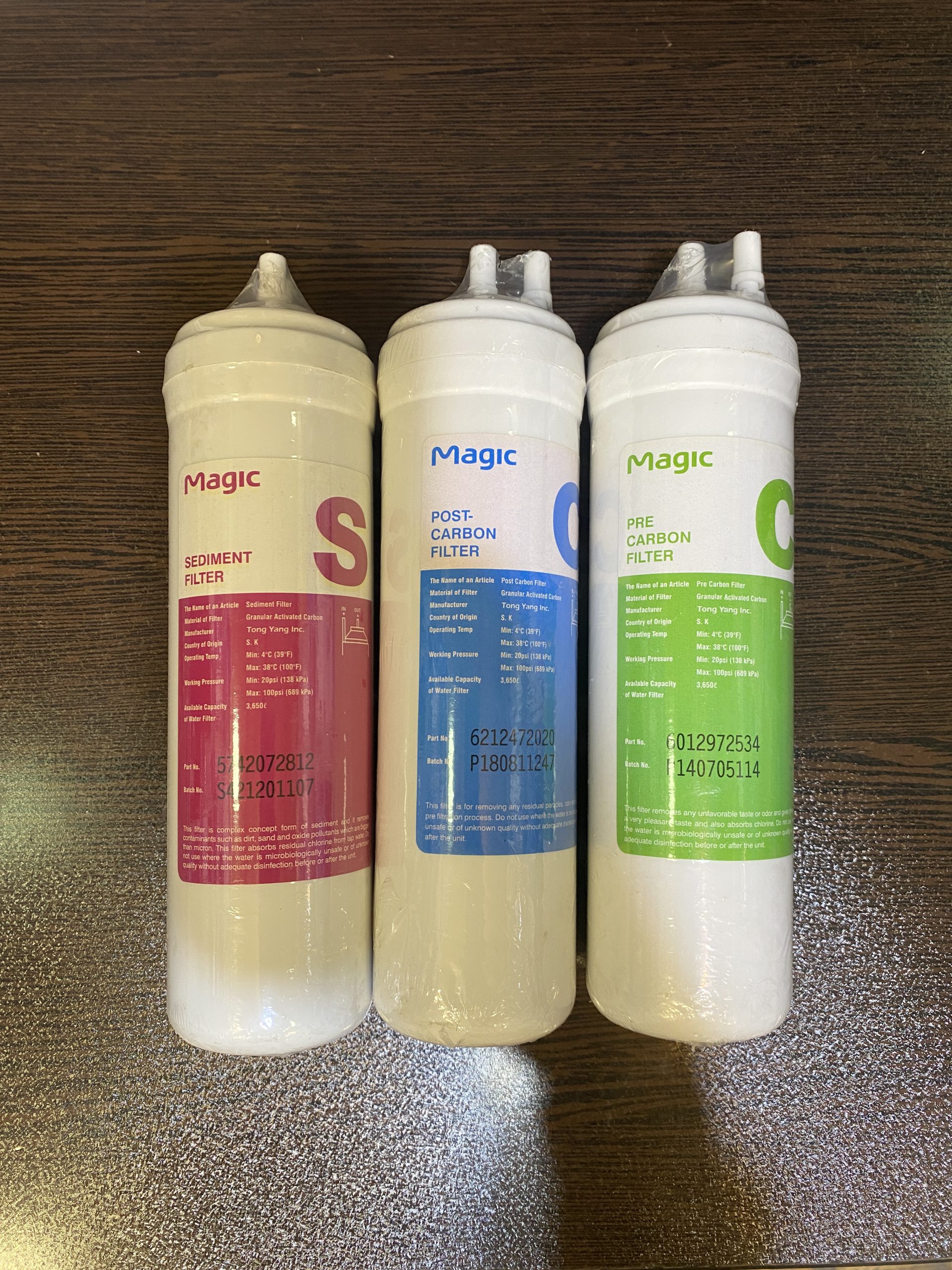 پک سه تایی فیلتر آبسردکن مجیک magic سایز بلند