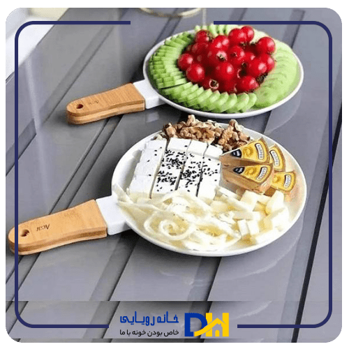 دیس پرسلین دسته بامبو آجار