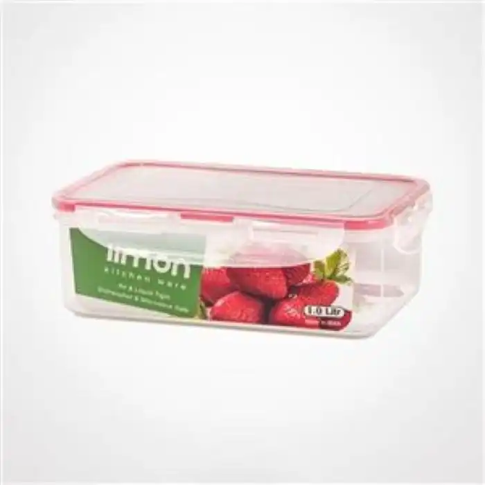 ظرف فریزری مستطیل 1/1 لیتری لیمون کد 81235 - صورتی-2