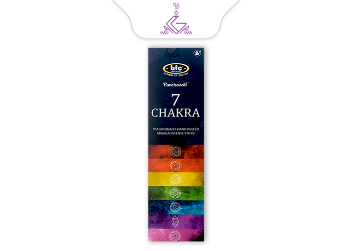 عود شاخه ای دست ساز هفت چاکرا Chakra برند بیک BIC