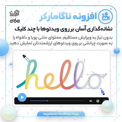 افزونه ناگامارکر، خرید افزونه حفاظت از ویدئو NagaMarker برای وردپرس