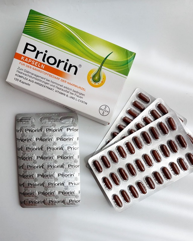 پریورین priorin ( ١٠٠٪‏ اورجینال ) ضد ریزش مو ارثی و هورمونی اصل بایر آلمان PRIORIN TABLETS ورق ٣٠ عددی