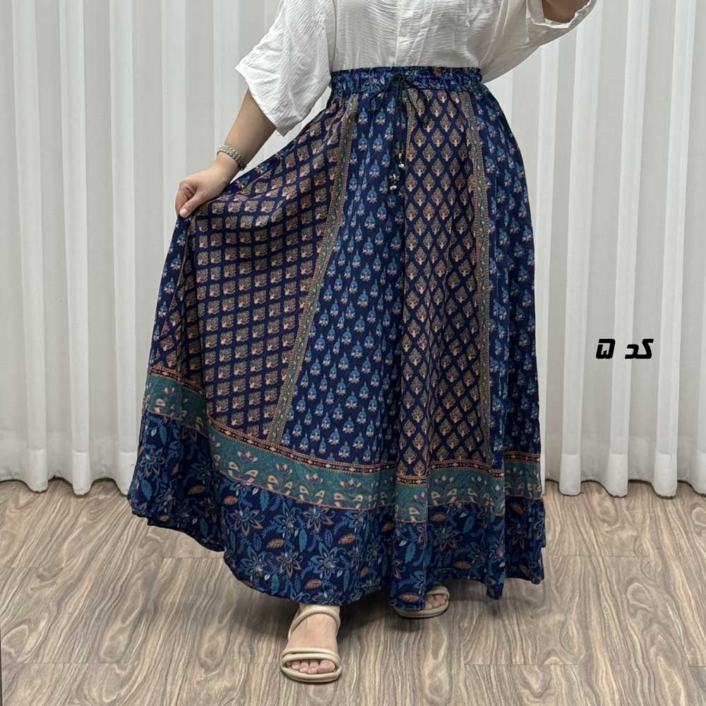 دامن زنانه وارداتی لنگی مدل میکس کد R2051