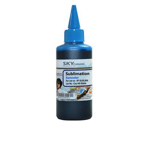 جوهر 100ml سابلیمیشن اسکای آبی اپسون Sky Sublimation 100ml ink cyan Epson