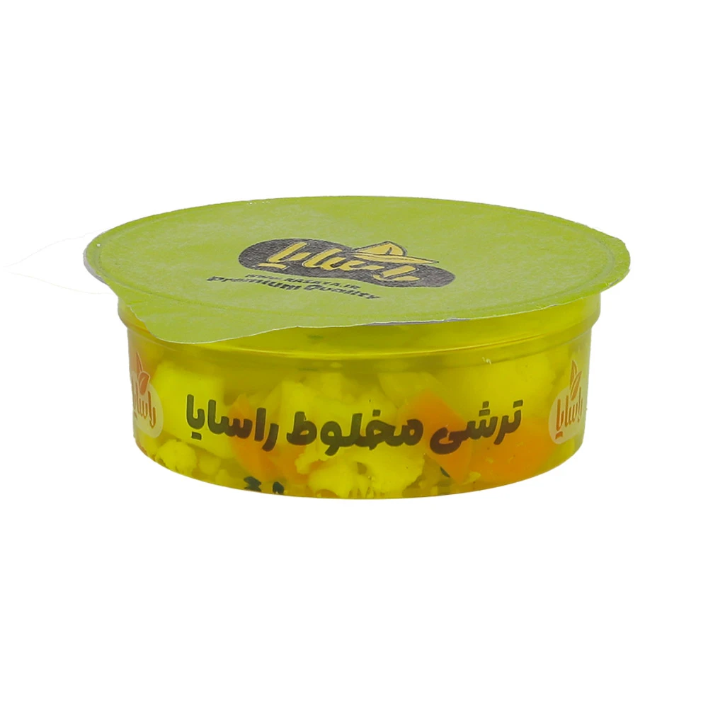 ترشی مخلوط تک نفره 100 گرمی (کارتن 40تایی)