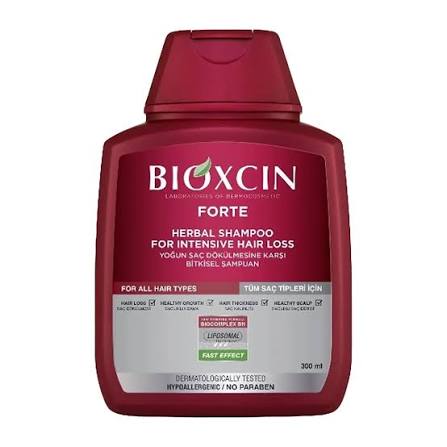 شامپو قرمز بیوکسین مدل مدل FORTE حجم 300 میلی لیتر