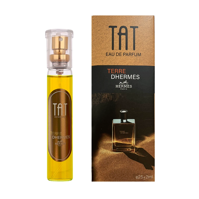 عطر جیبی مردانه تات مدل هرمس TERRE D HERMES حجم 25 میلی لیتر