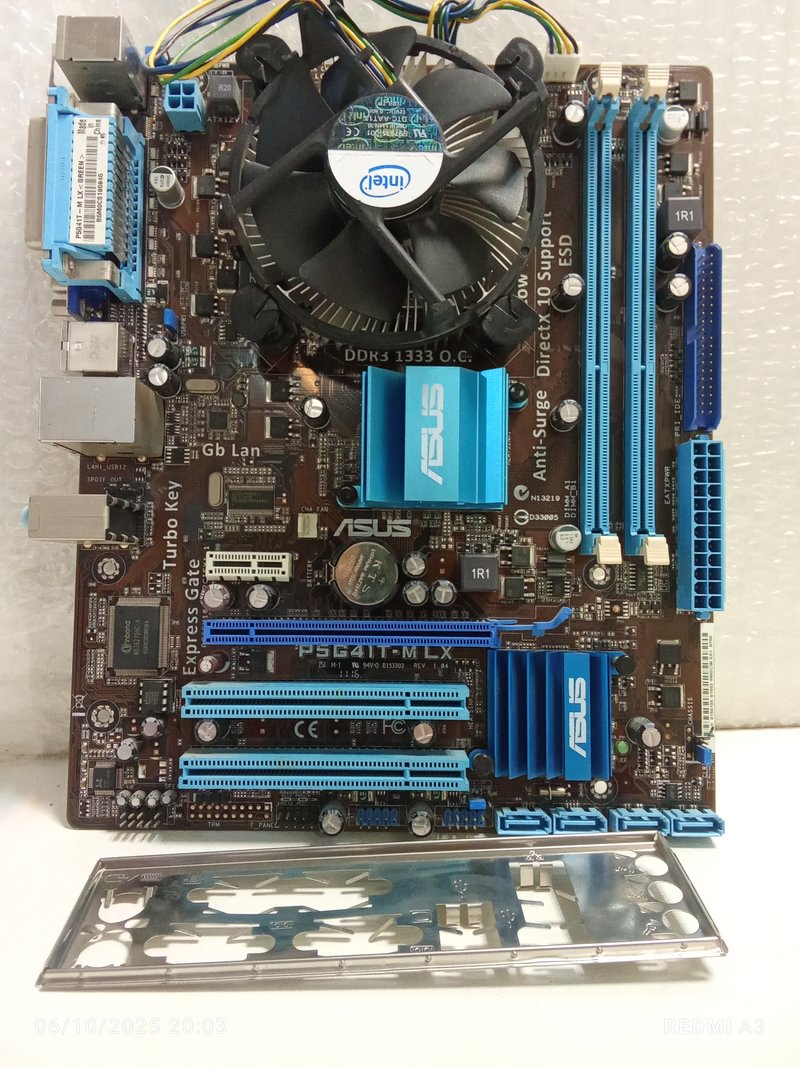 باندل مادربرد(DDR3)ASUSمدلP5G41T-MLX(استوک)