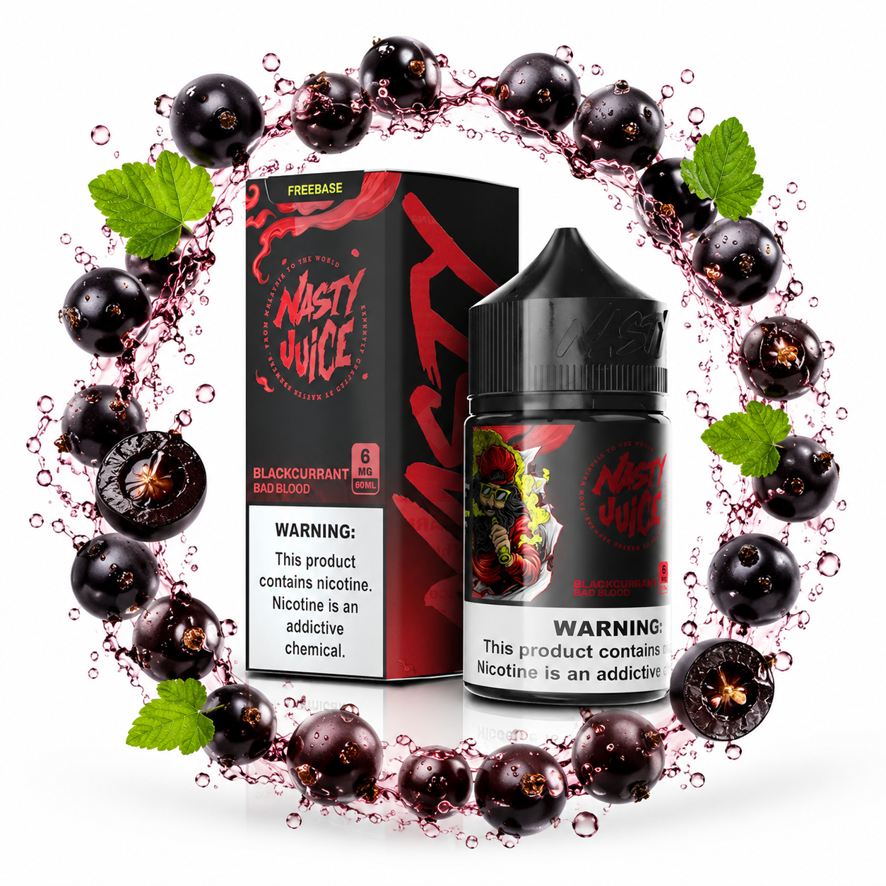 جویس انگور سیاه نستی juice blackcurrant nasty
