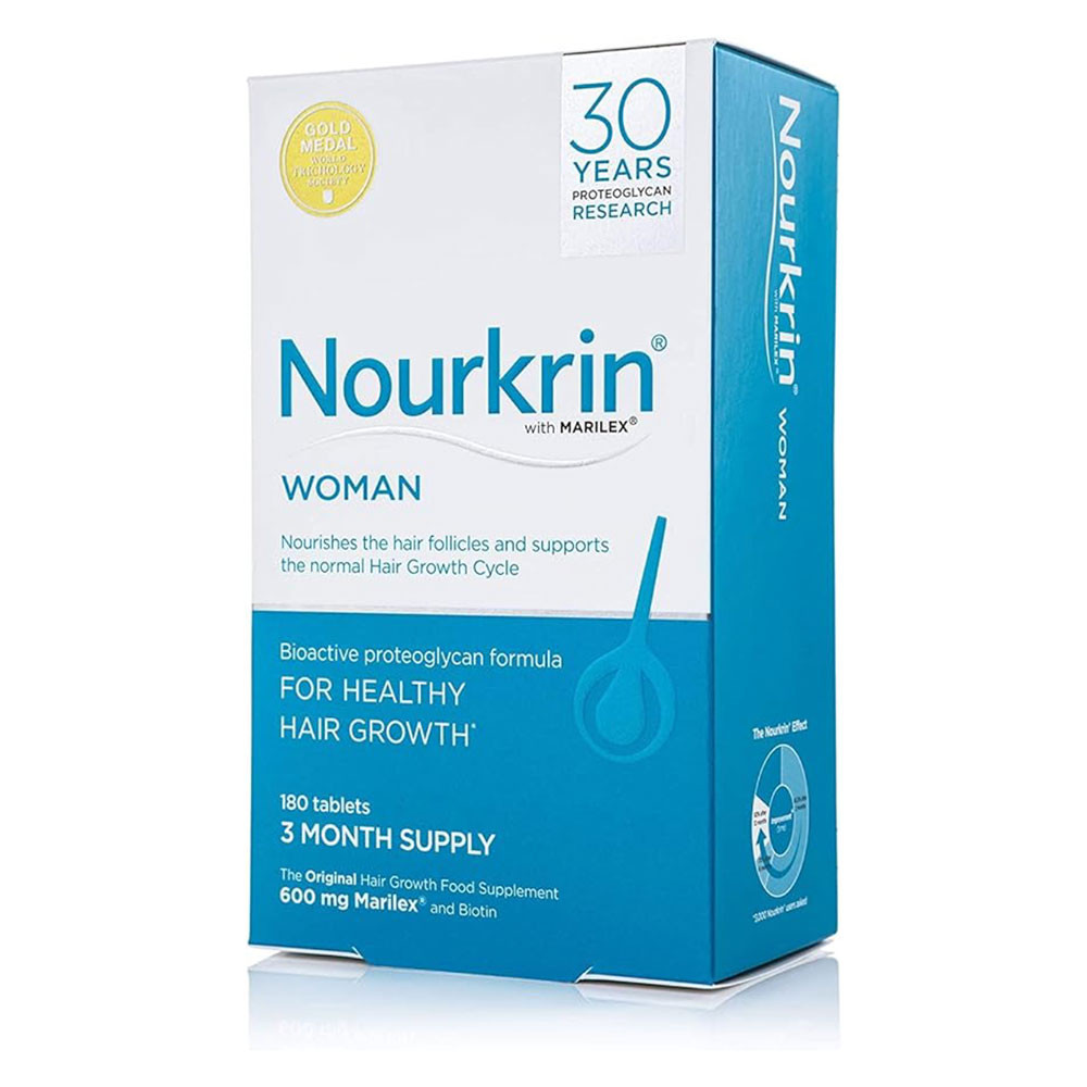 یک ورق مکمل نورکرین بانوان 30 عددی اصل وارداتی | Nourkrin Woman For Hair Growth 30Tablets