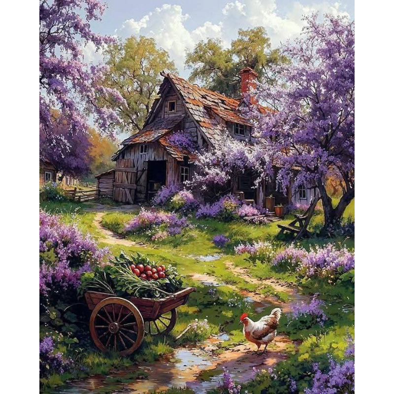 تابلو نقاشی الماسی بزرگسال کد 0247