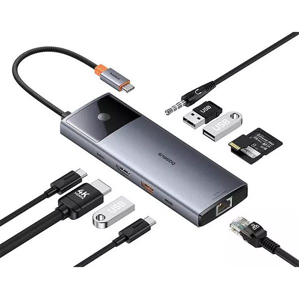 هاب 10 پورت Type-C باسئوس مدل B00061800813-00