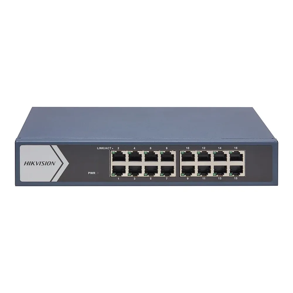 سوئیچ ۱۶ پورت گیگابیتی هایک ویژن مدل DS-3E0516-E(B)
