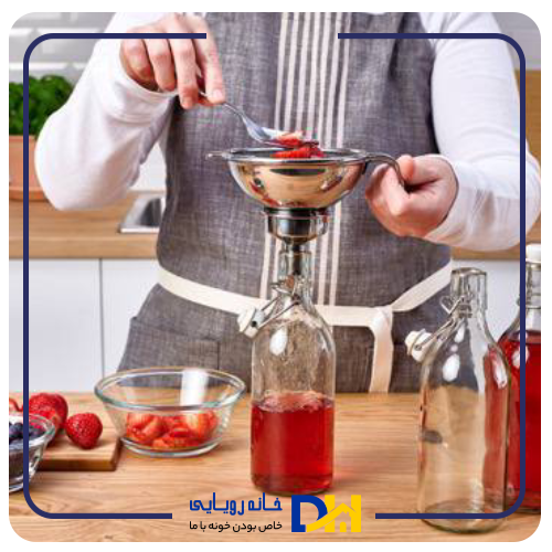 قیف صافی دار استیل ایکیا KORKEN