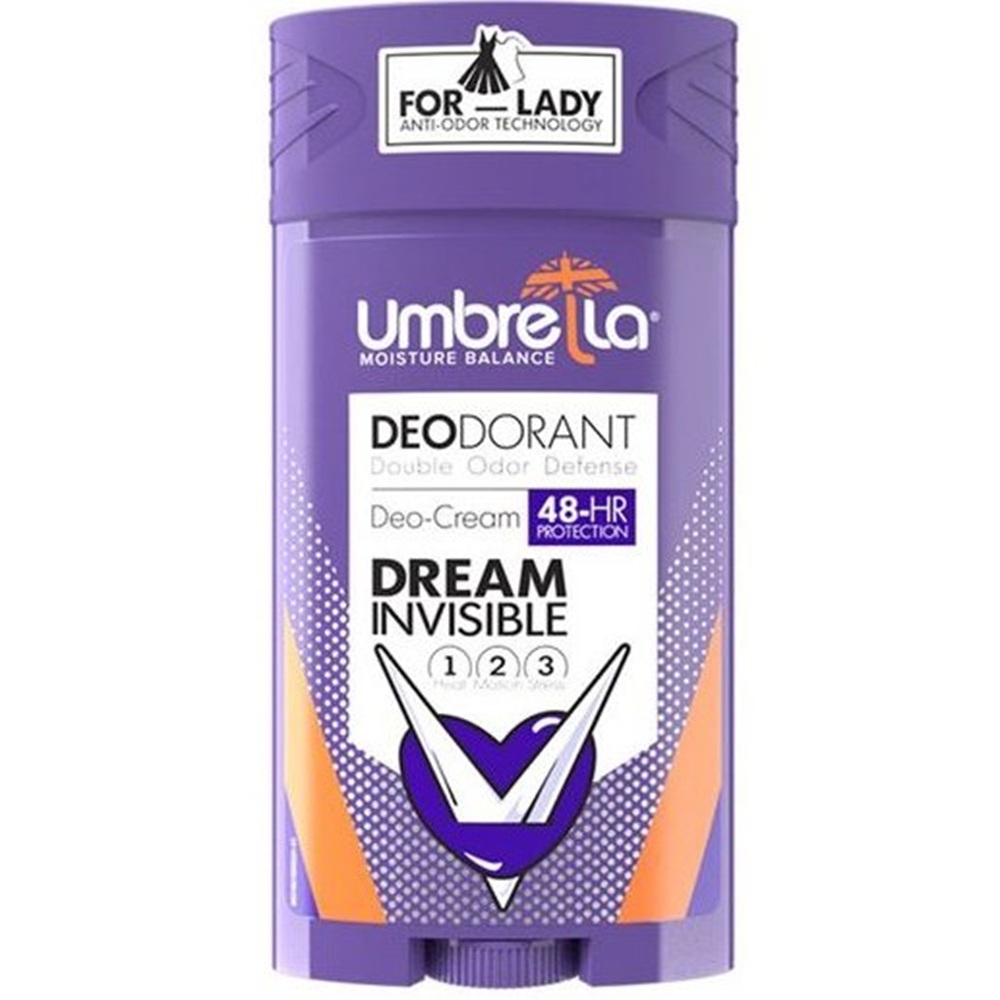 دئودورانت کرمی بدن زنان آمبرلا Dream Invisible حجم 90 میل