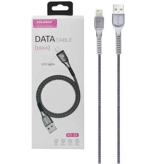 CABLE CHARGE KD-39 LIGHTING KOLUMAN آیفون