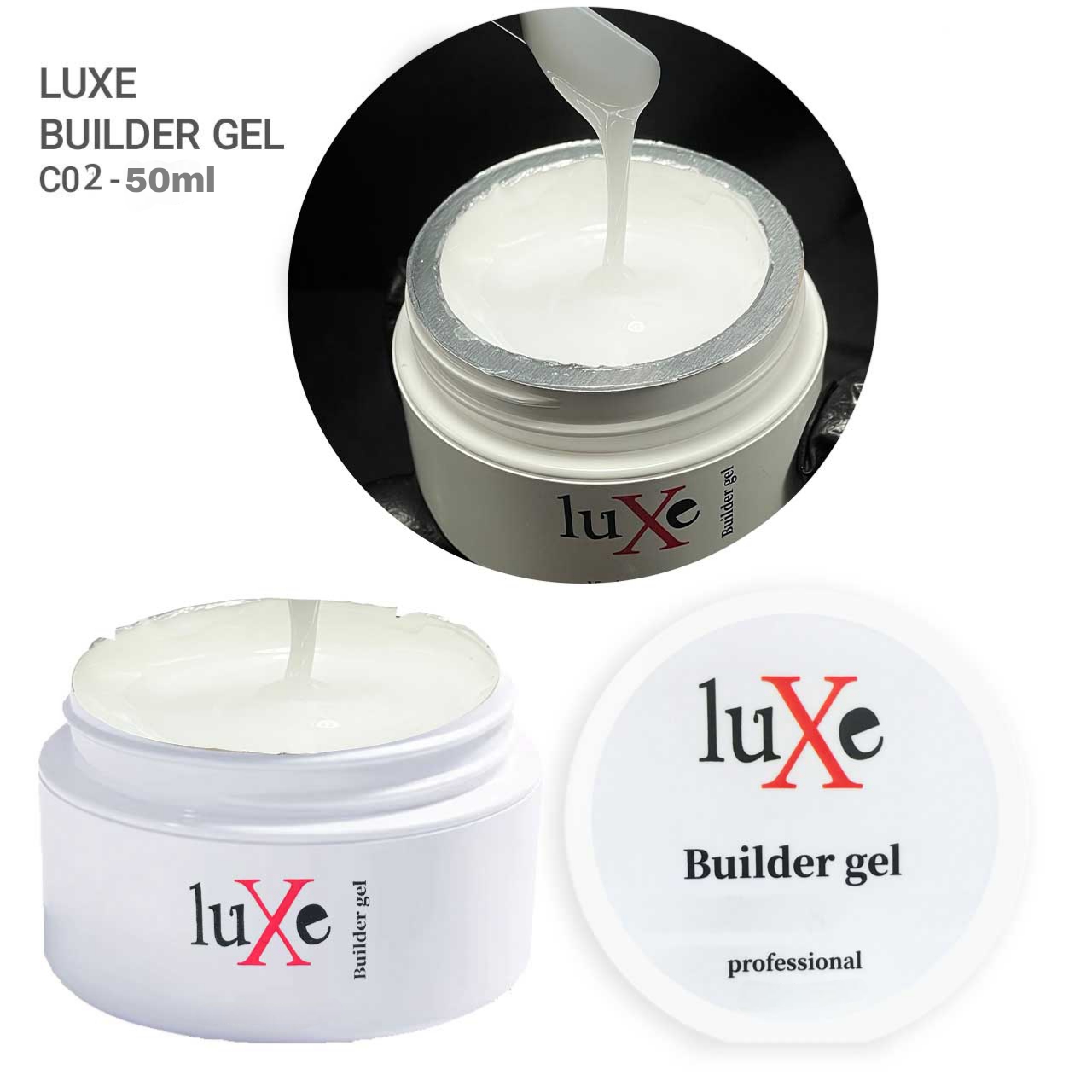 بیلدر ژل لوکسی 50 میل شیری Luxe Milky