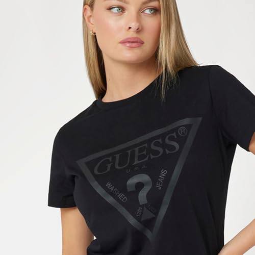 تیشرت لوگو مشکی guess